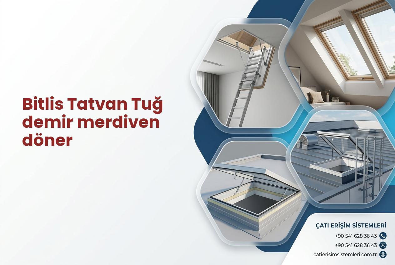 Bitlis Tatvan Tuğ demir merdiven döner