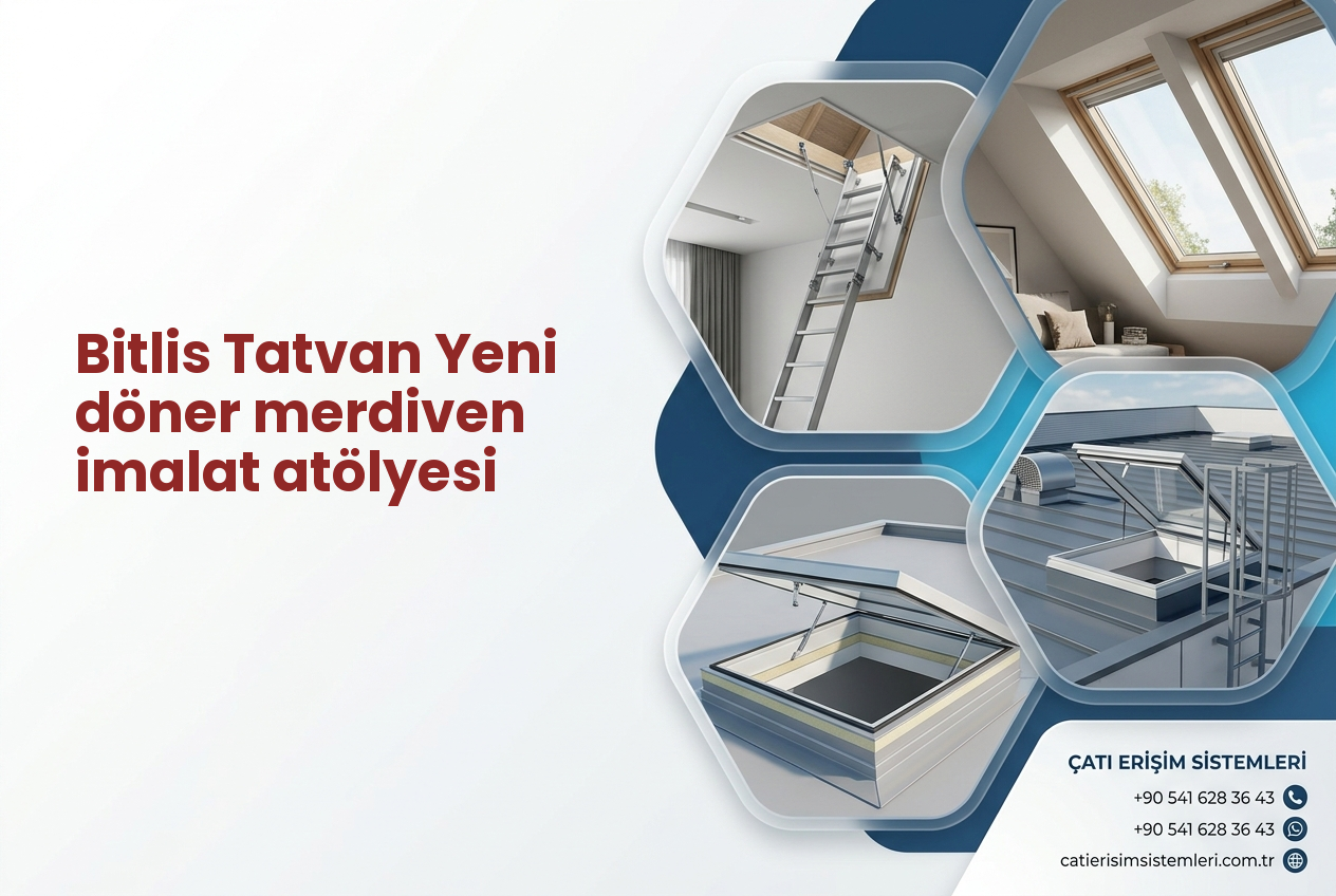 Bitlis Tatvan Yeni döner merdiven imalat atölyesi