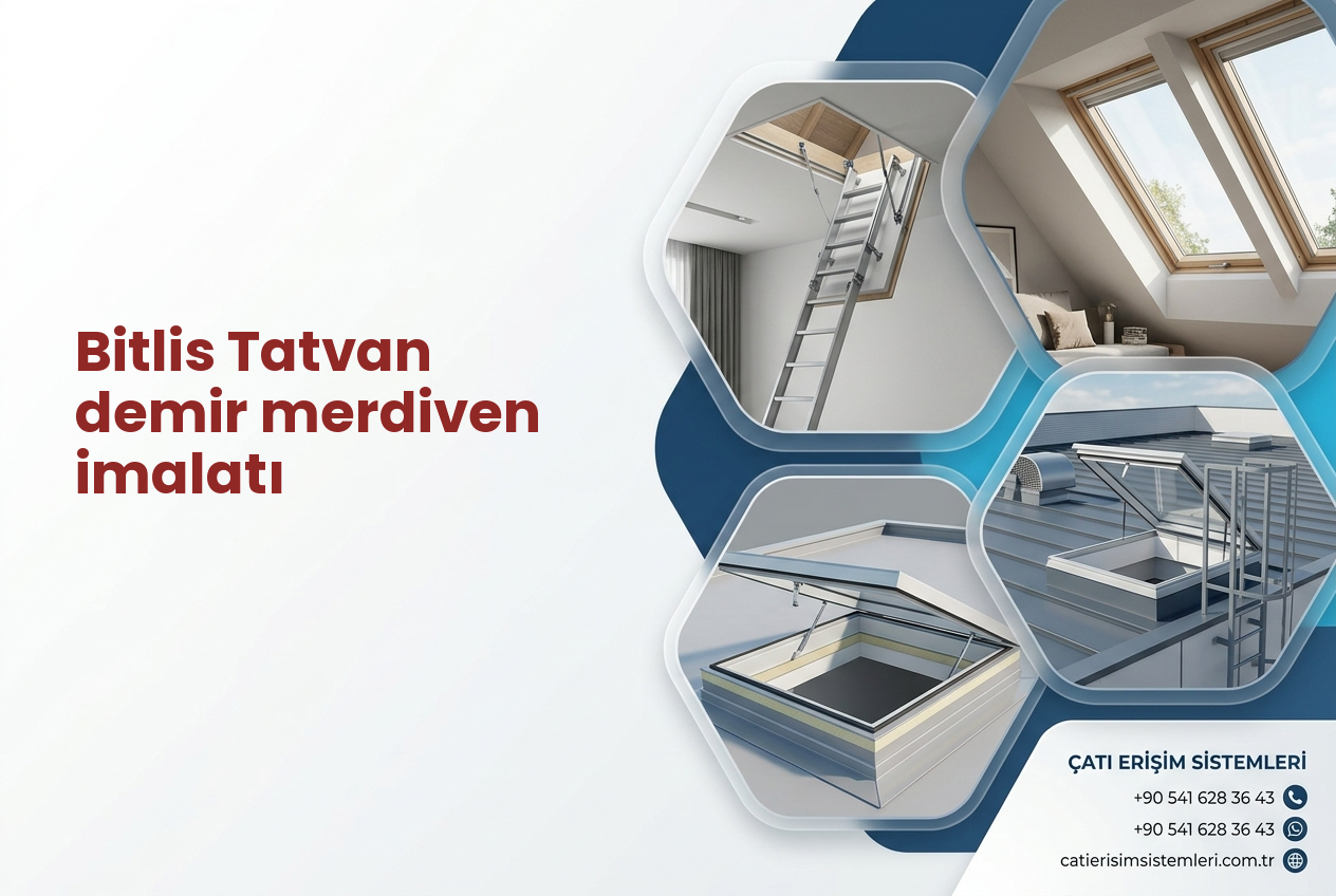 Bitlis Tatvan demir merdiven imalatı