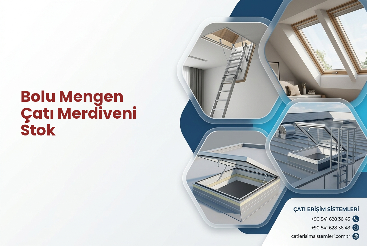 Bolu Mengen Çatı Merdiveni Stok