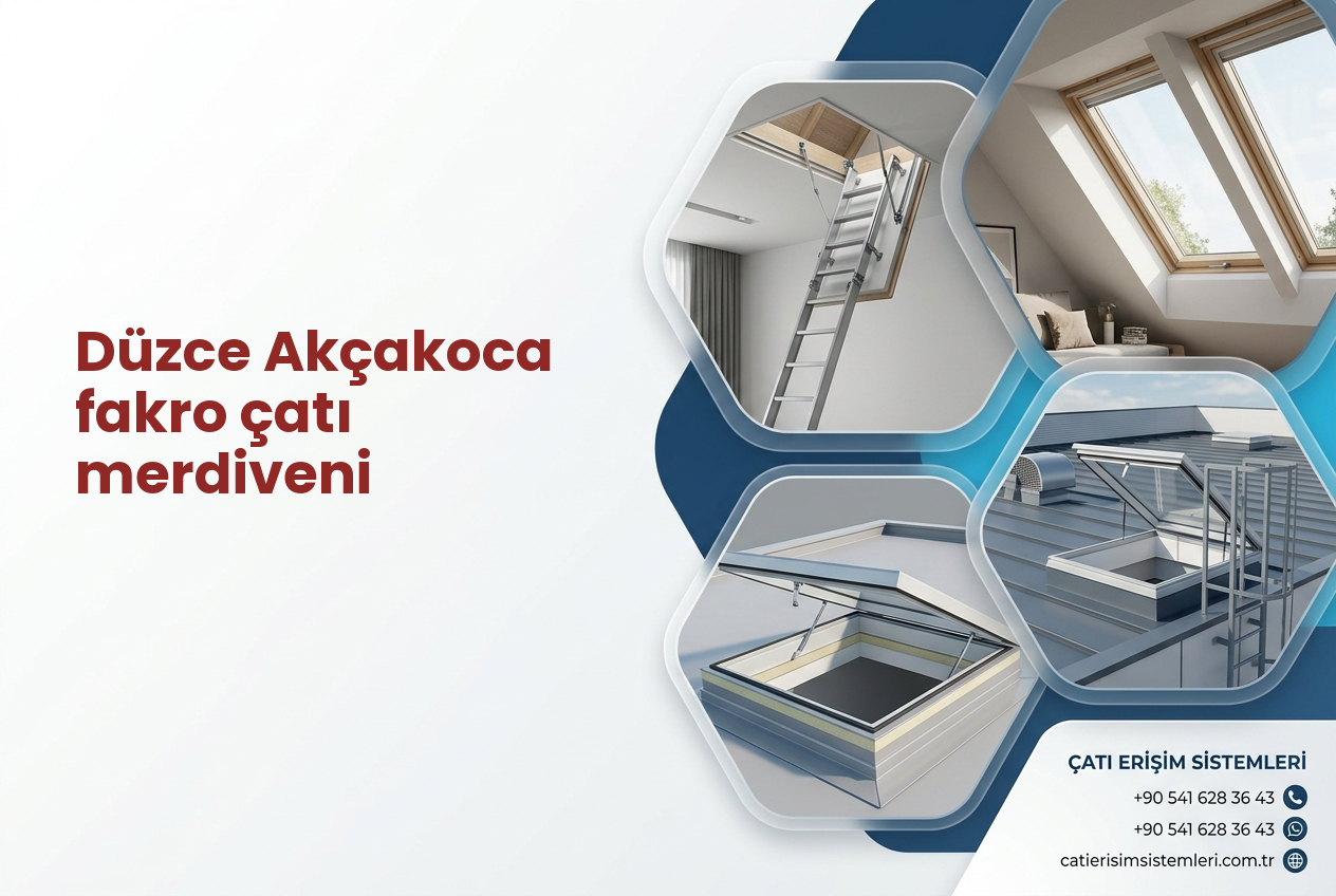 Düzce Akçakoca fakro çatı merdiveni