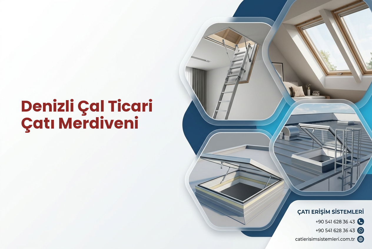 Denizli Çal Ticari Çatı Merdiveni