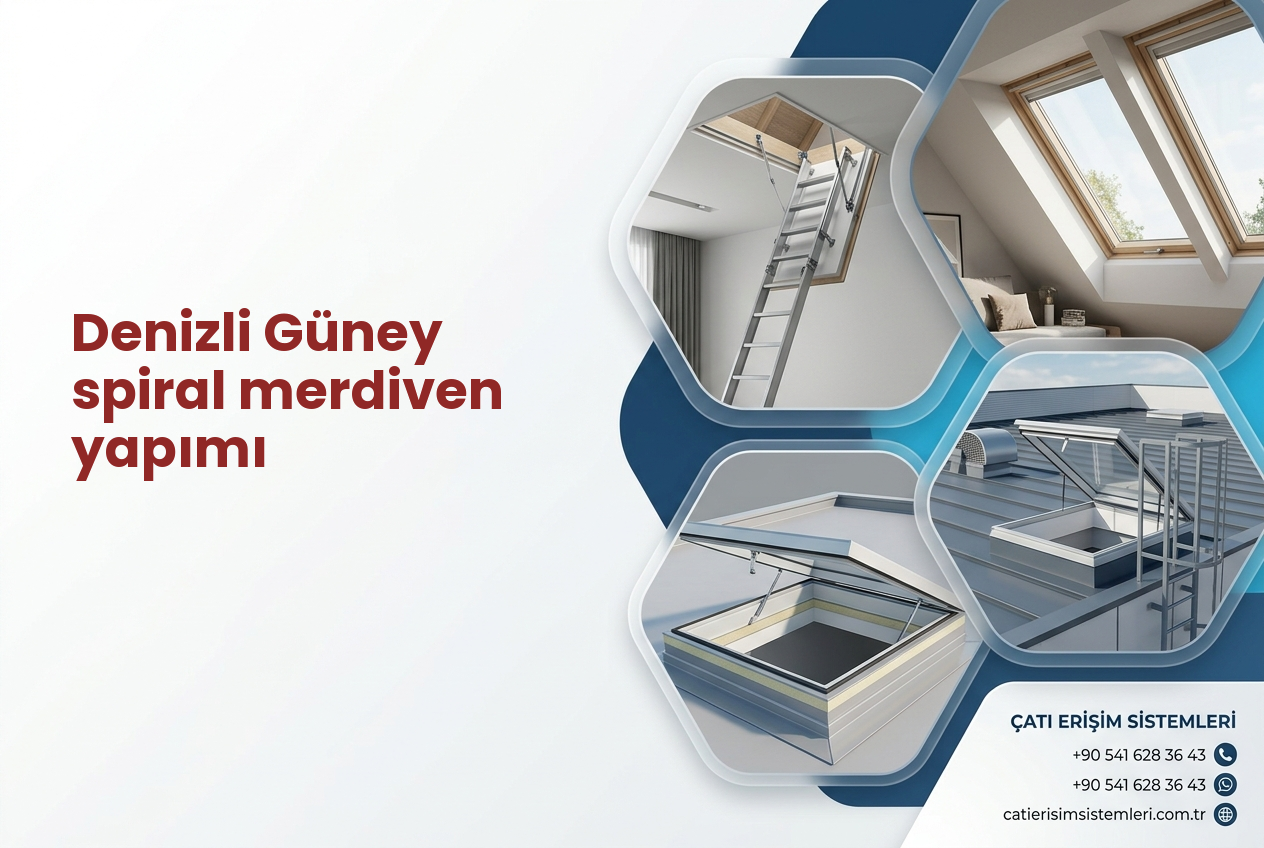 Denizli Güney spiral merdiven yapımı