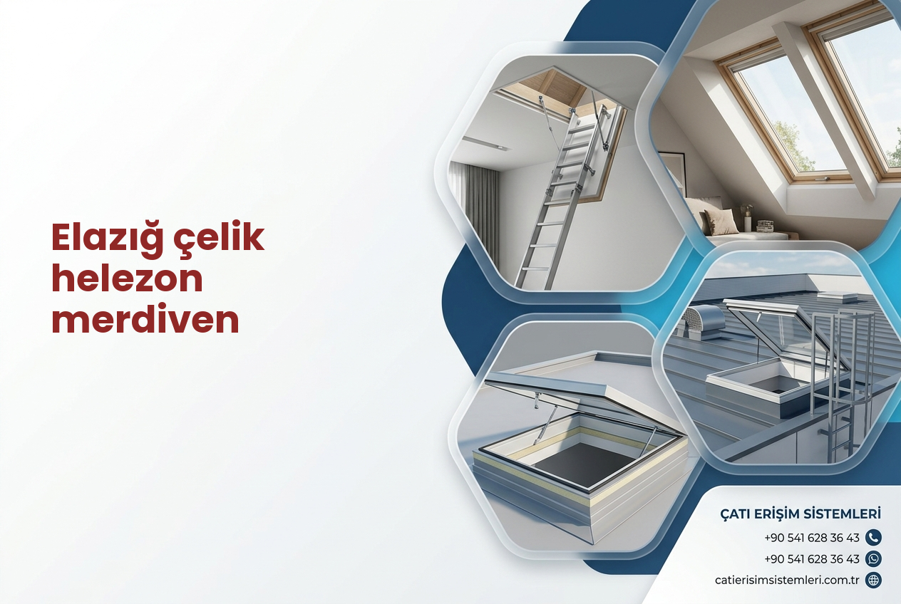 Elazığ çelik helezon merdiven
