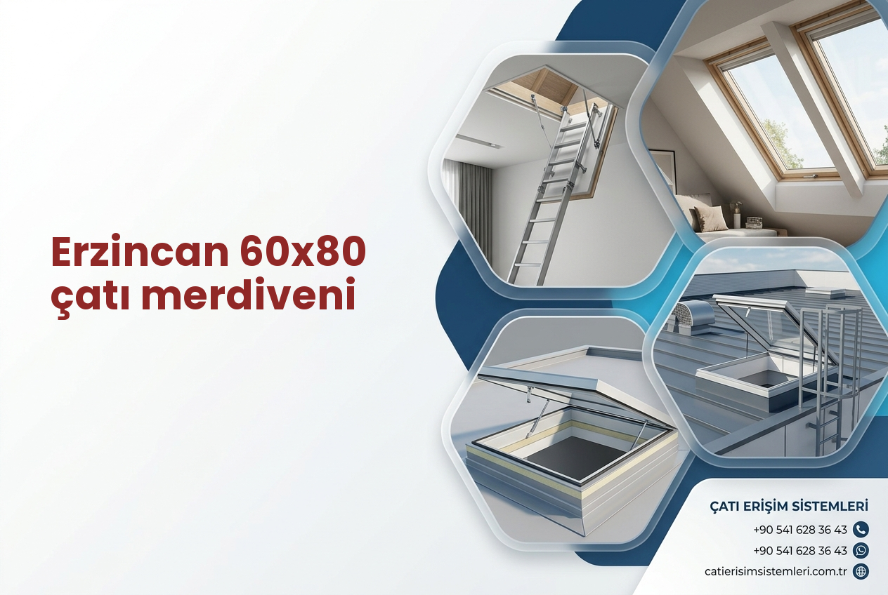 Erzincan 60x80 çatı merdiveni