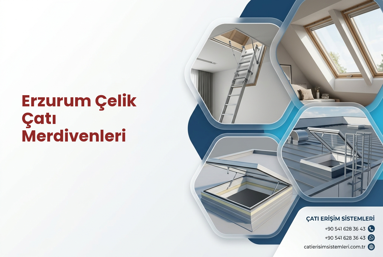 Erzurum Çelik Çatı Merdivenleri