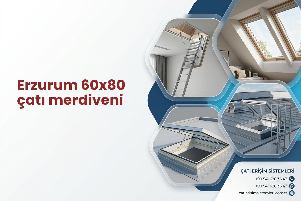 Erzurum 60x80 çatı merdiveni