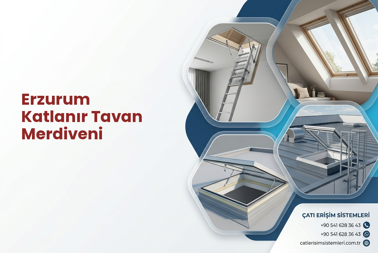 Erzurum Katlanır Tavan Merdiveni