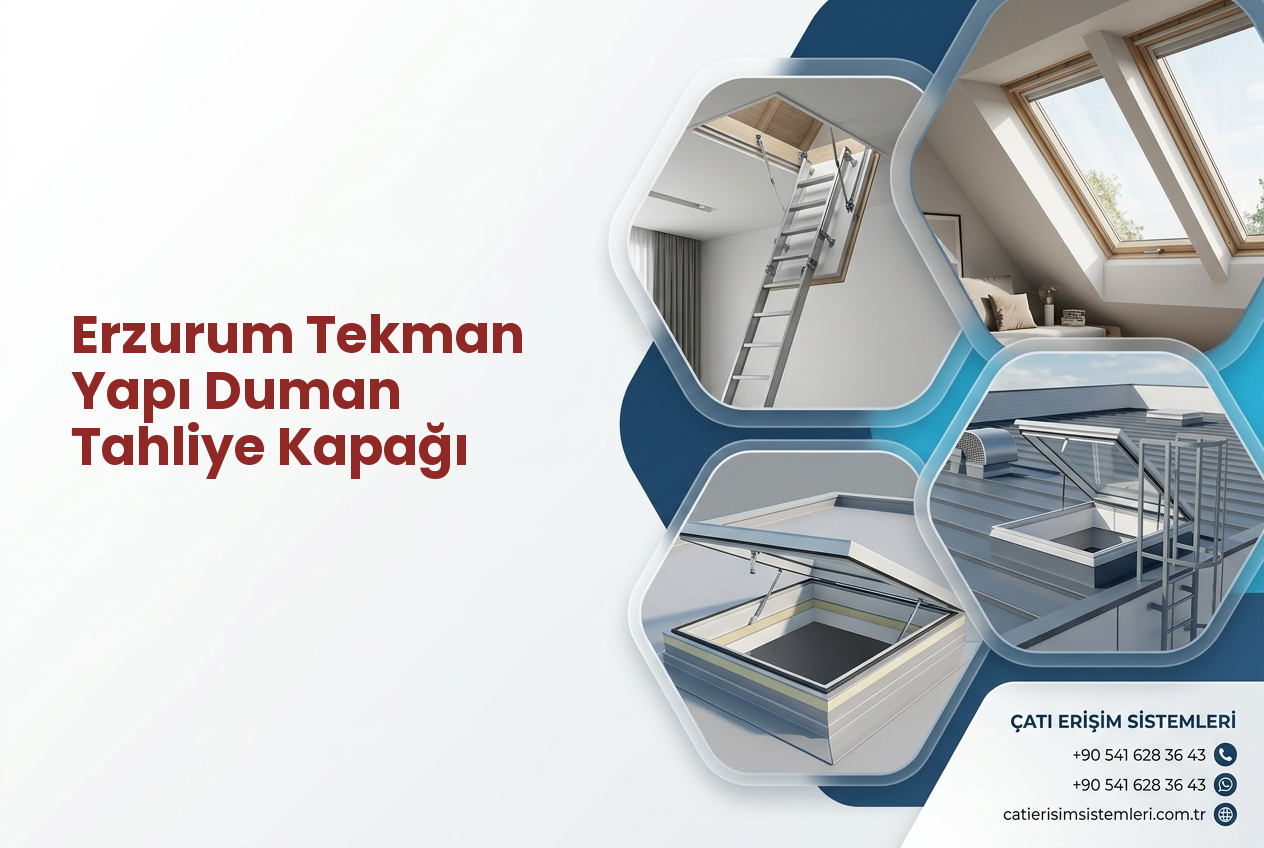 Erzurum Tekman Yapı Duman Tahliye Kapağı