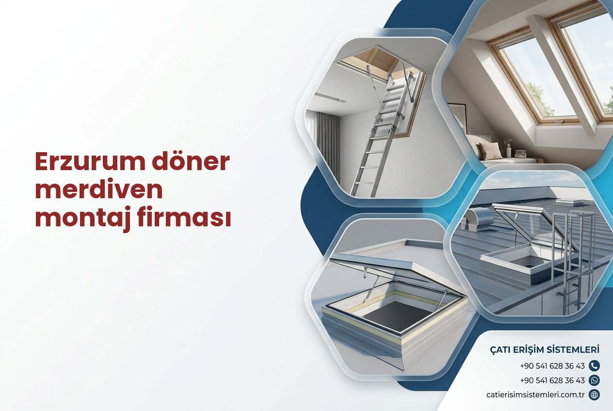 Erzurum döner merdiven montaj firması