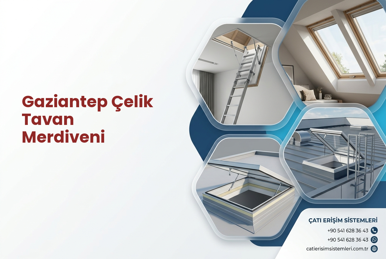 Gaziantep Çelik Tavan Merdiveni