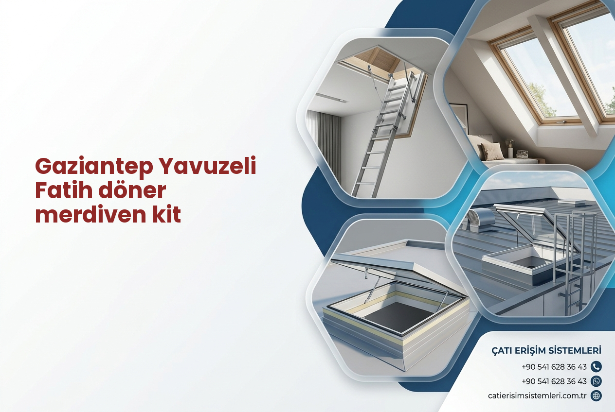 Gaziantep Yavuzeli Fatih döner merdiven kit
