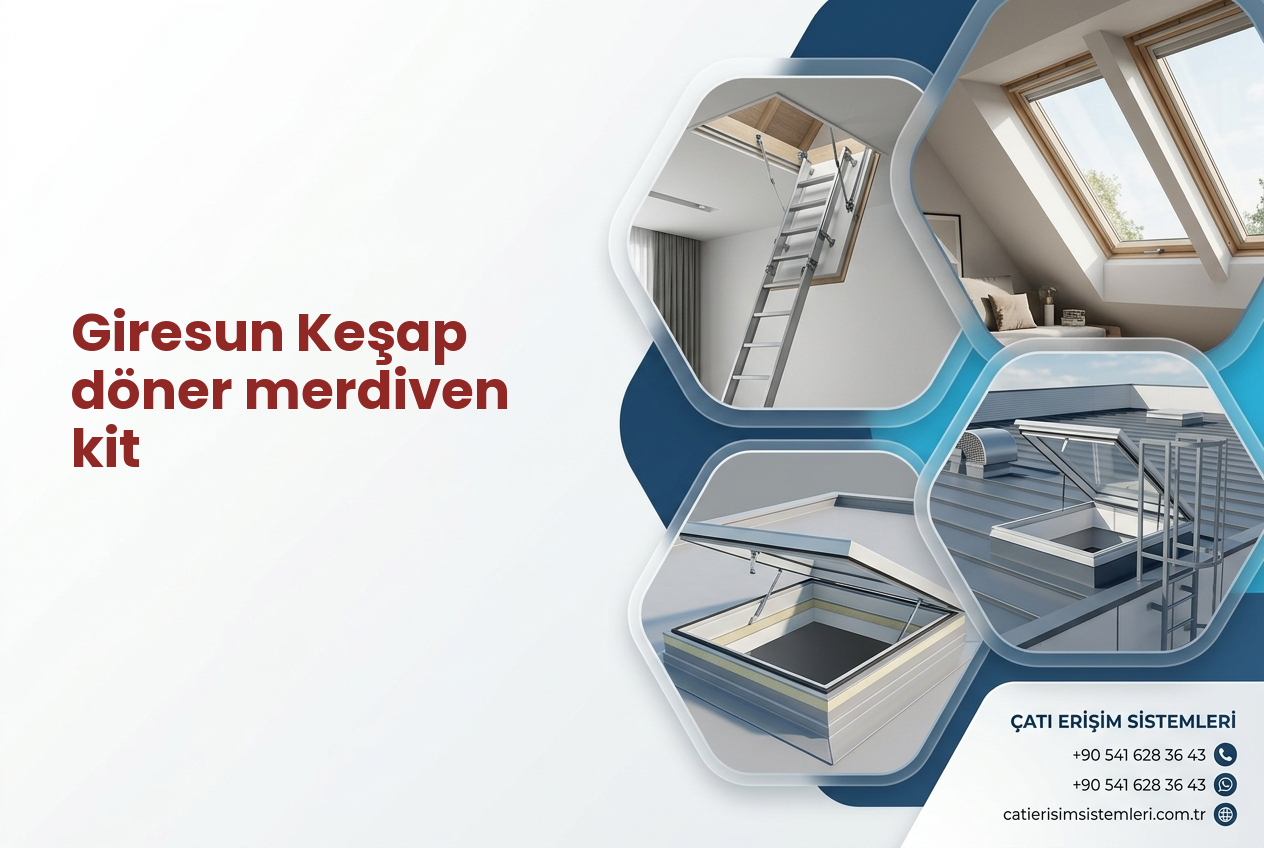 Giresun Keşap döner merdiven kit