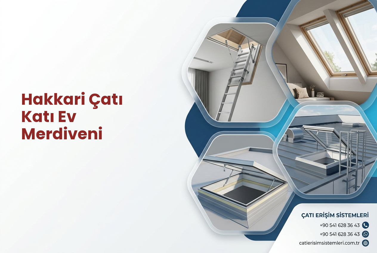 Hakkari Çatı Katı Ev Merdiveni