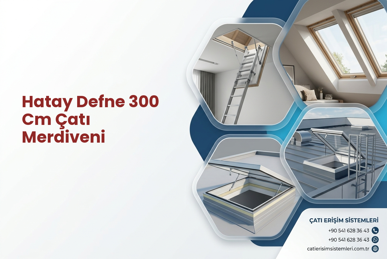 Hatay Defne 300 Cm Çatı Merdiveni