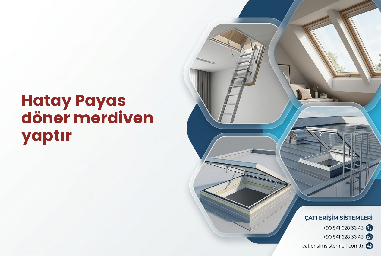 Hatay Payas döner merdiven yaptır