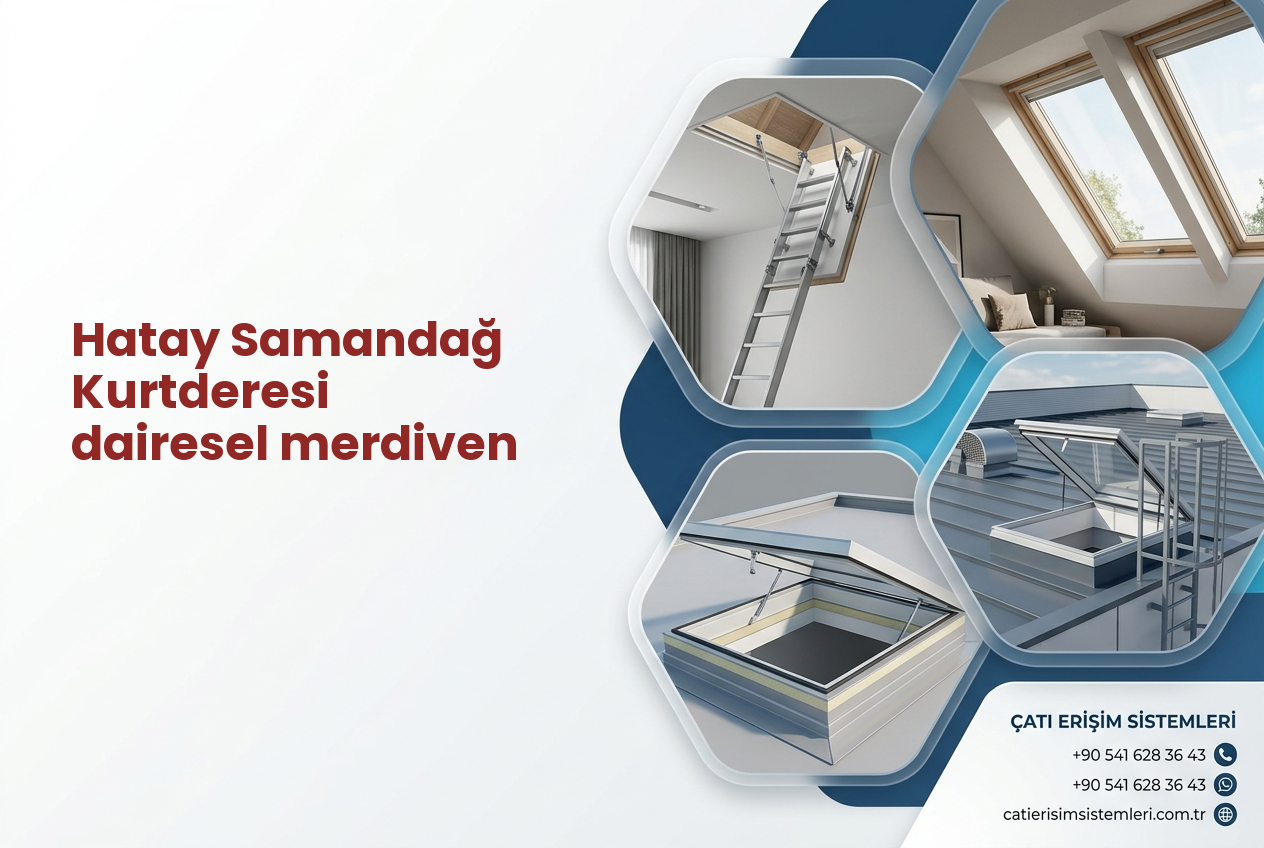 Hatay Samandağ Kurtderesi dairesel merdiven