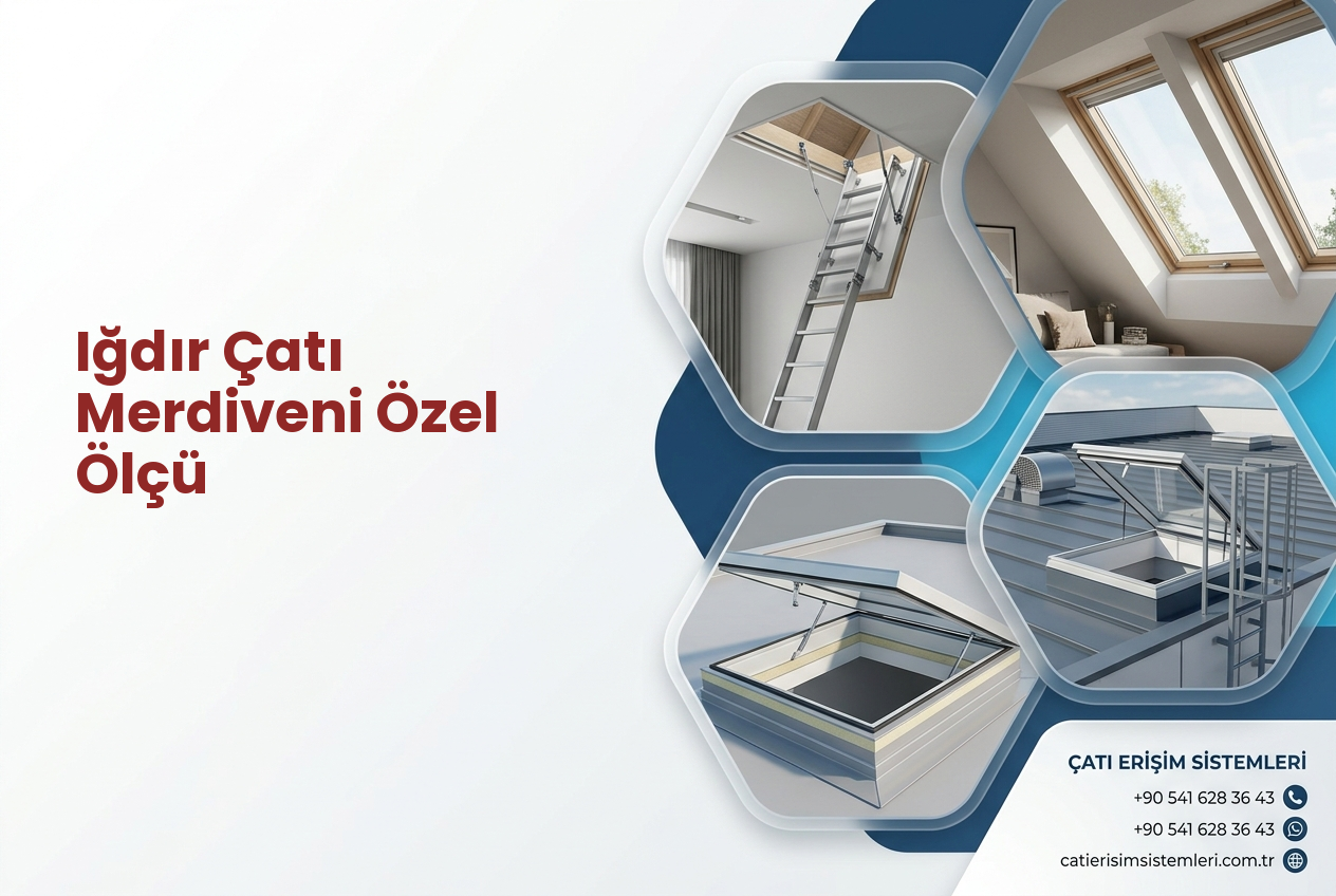Iğdır Çatı Merdiveni Özel Ölçü