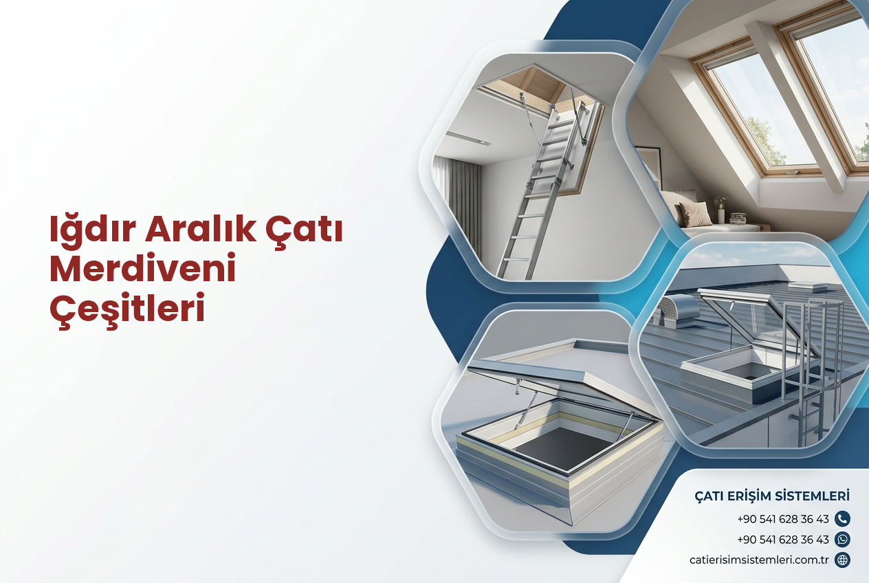 Iğdır Aralık Çatı Merdiveni Çeşitleri