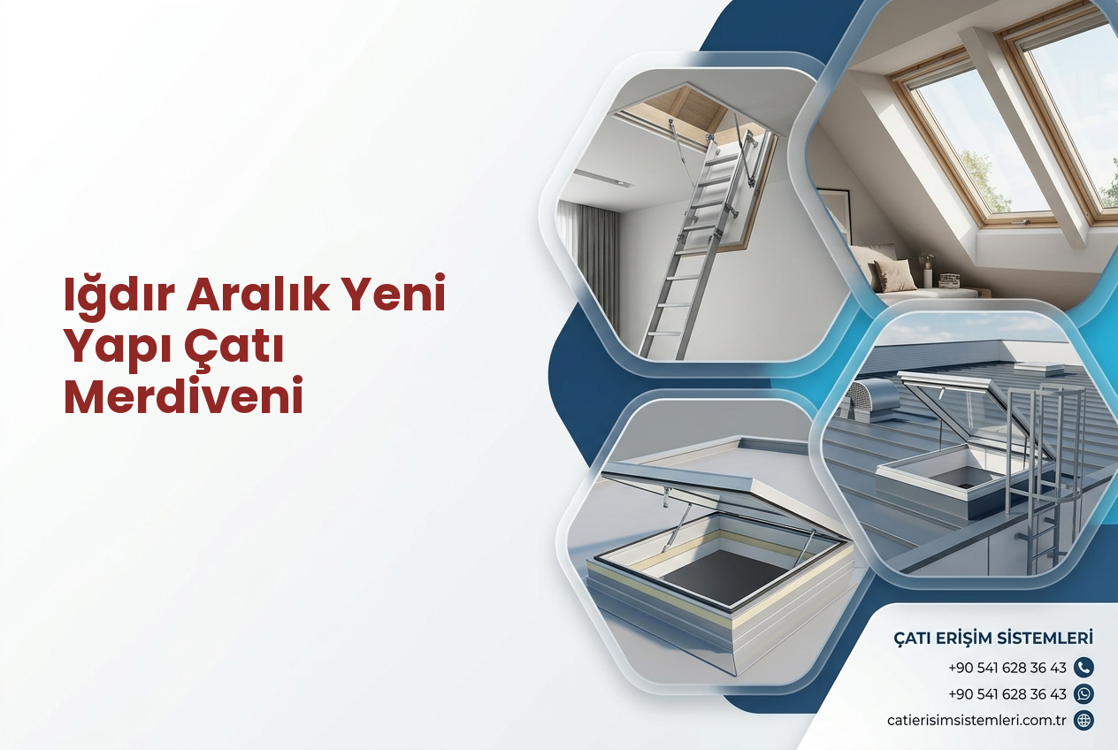 Iğdır Aralık Yeni Yapı Çatı Merdiveni