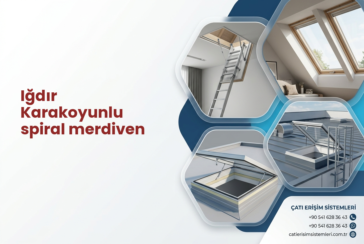 Iğdır Karakoyunlu spiral merdiven