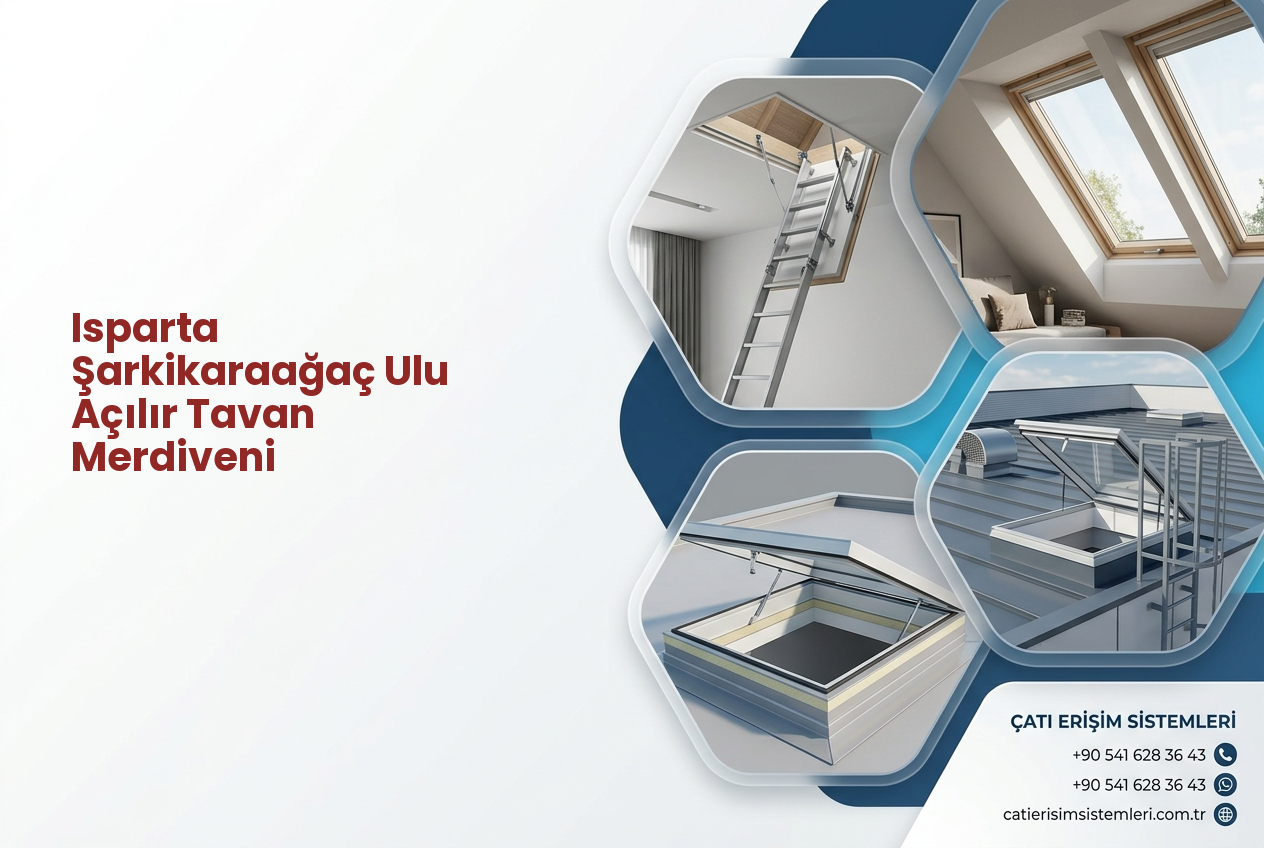 Isparta Şarkikaraağaç Ulu Açılır Tavan Merdiveni