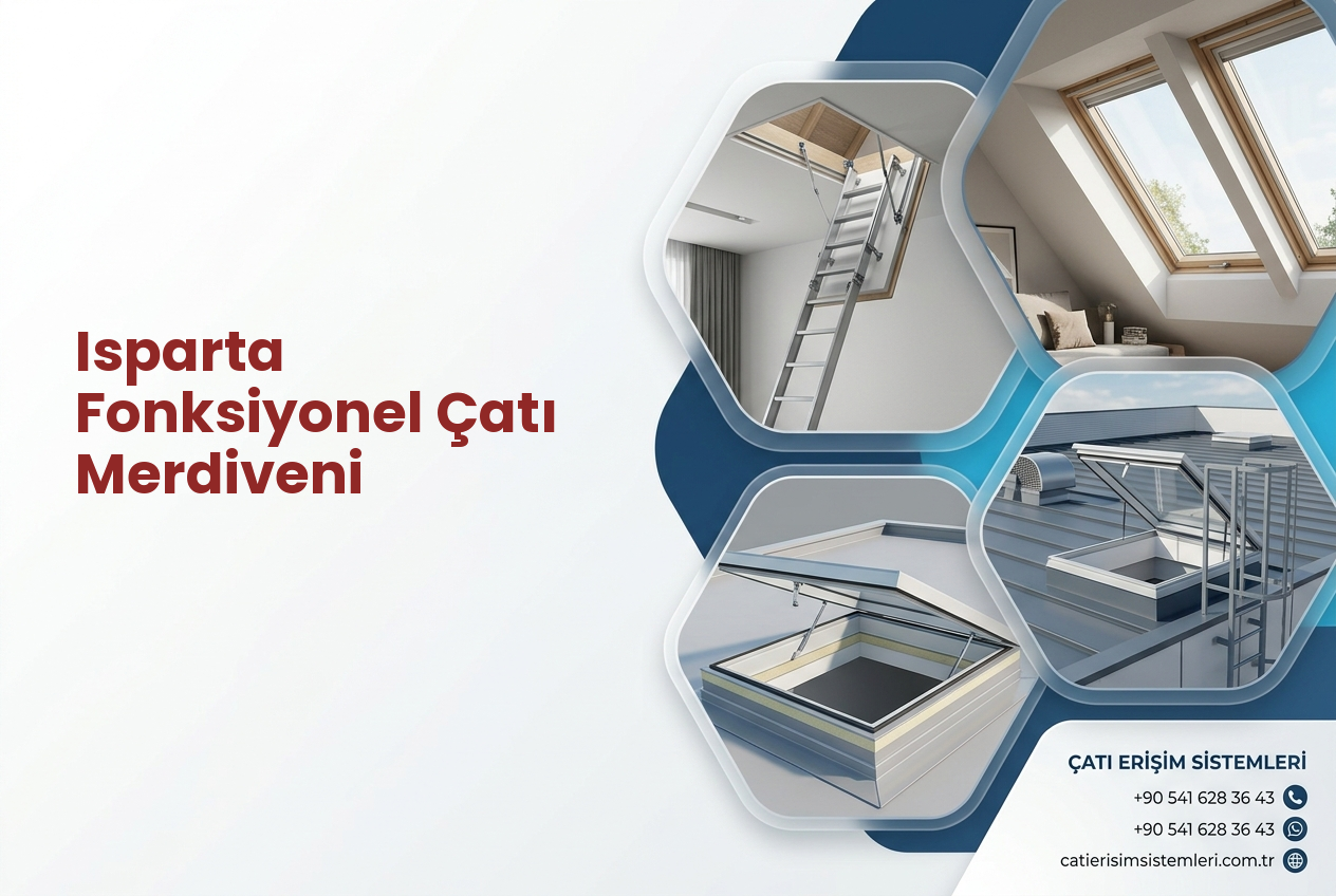 Isparta Fonksiyonel Çatı Merdiveni