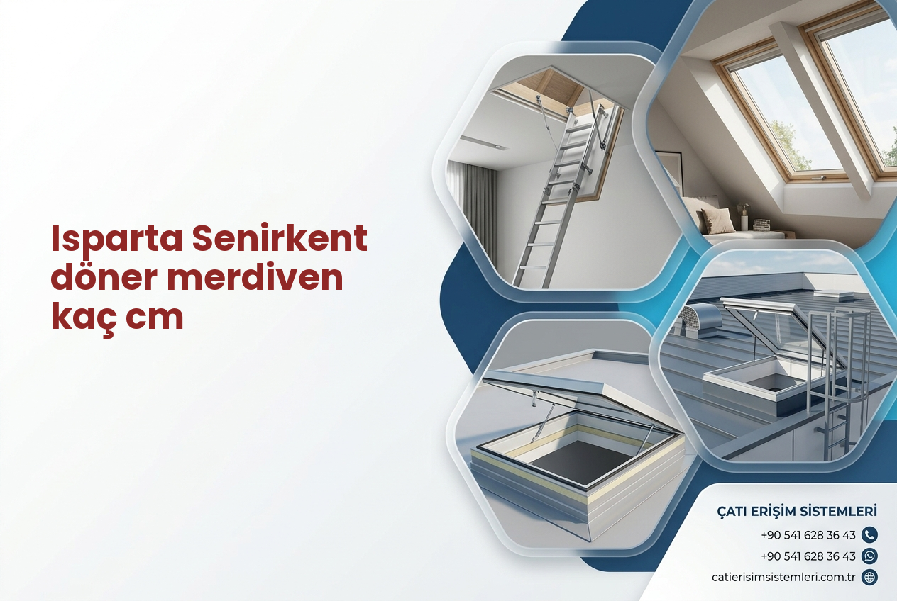 Isparta Senirkent döner merdiven kaç cm