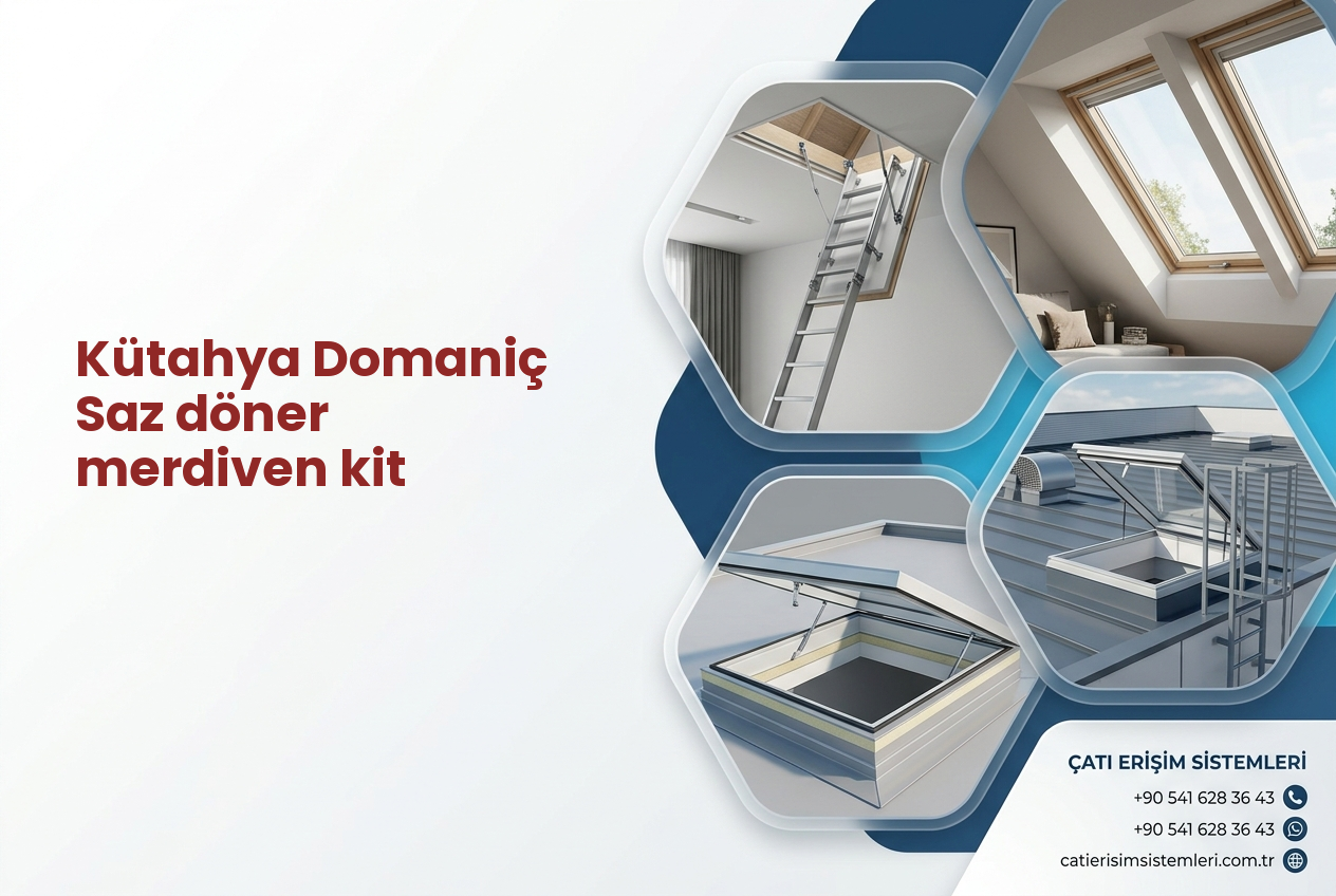 Kütahya Domaniç Saz döner merdiven kit
