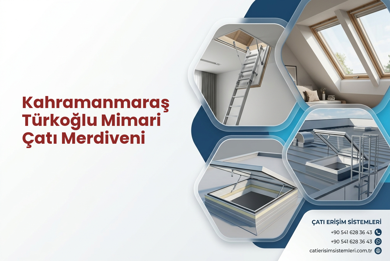 Kahramanmaraş Türkoğlu Mimari Çatı Merdiveni