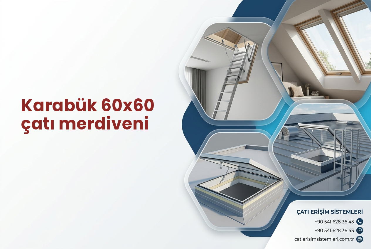 Karabük 60x60 çatı merdiveni