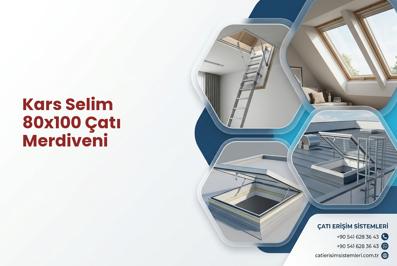 Kars Selim 80x100 Çatı Merdiveni