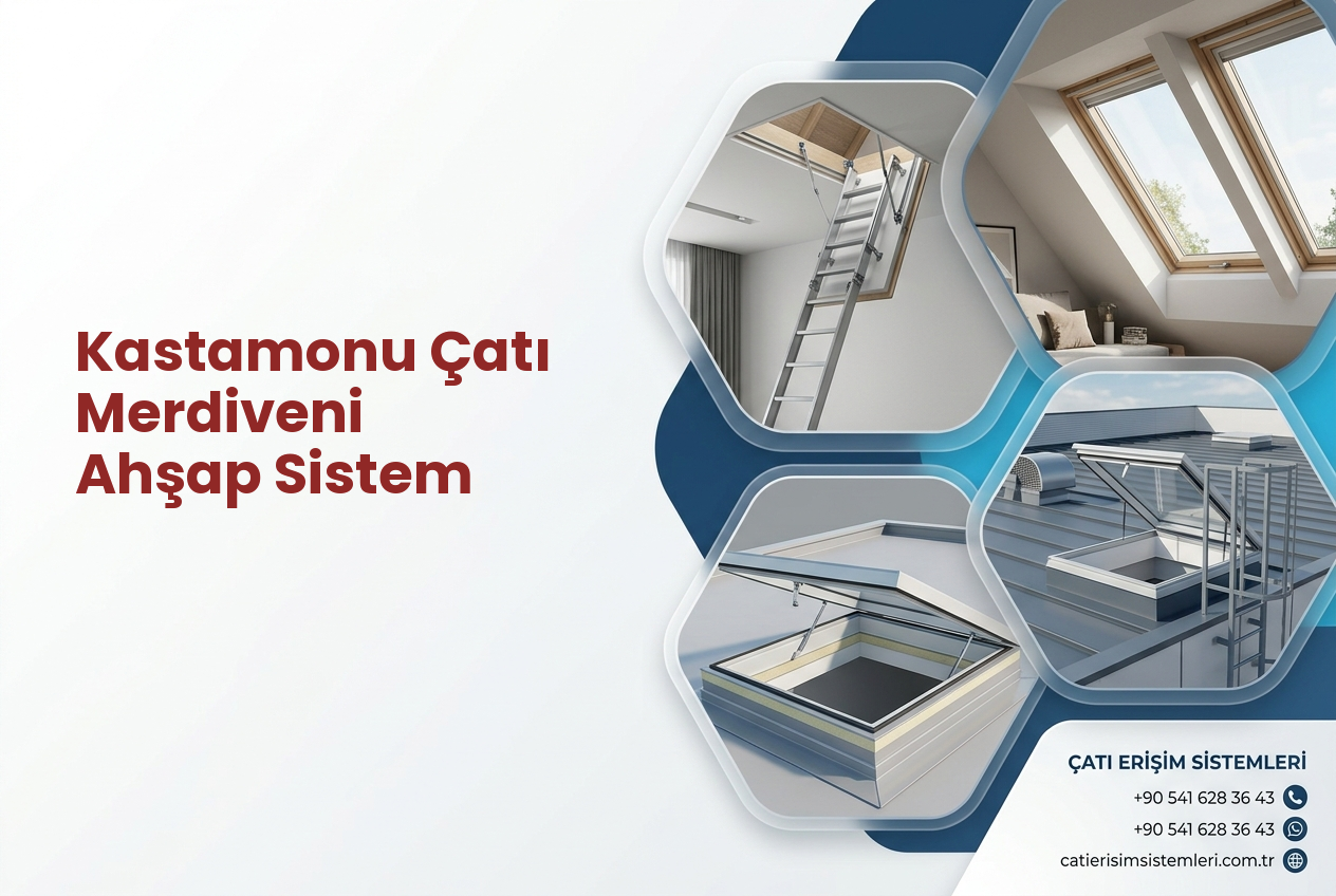 Kastamonu Çatı Merdiveni Ahşap Sistem