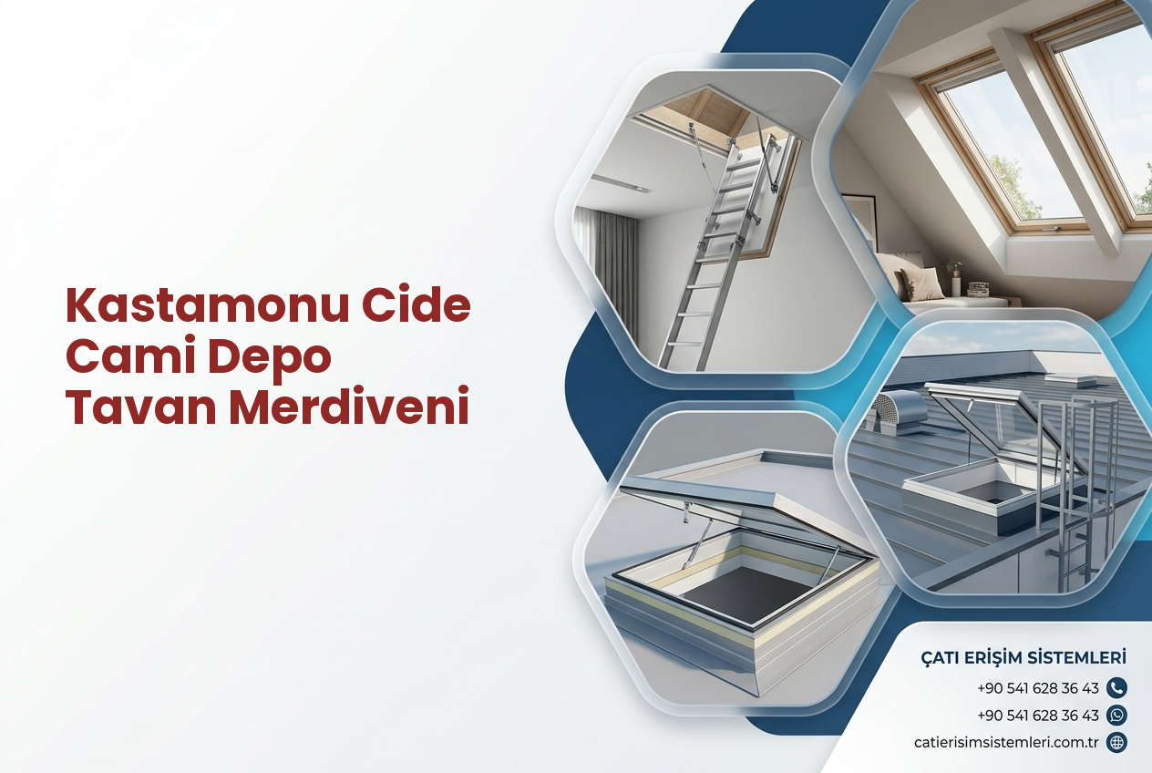 Kastamonu Cide Cami Depo Tavan Merdiveni