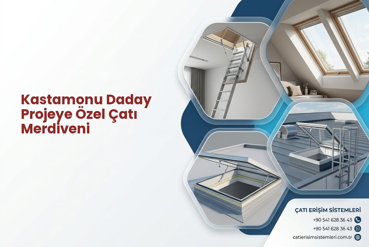Kastamonu Daday Projeye Özel Çatı Merdiveni