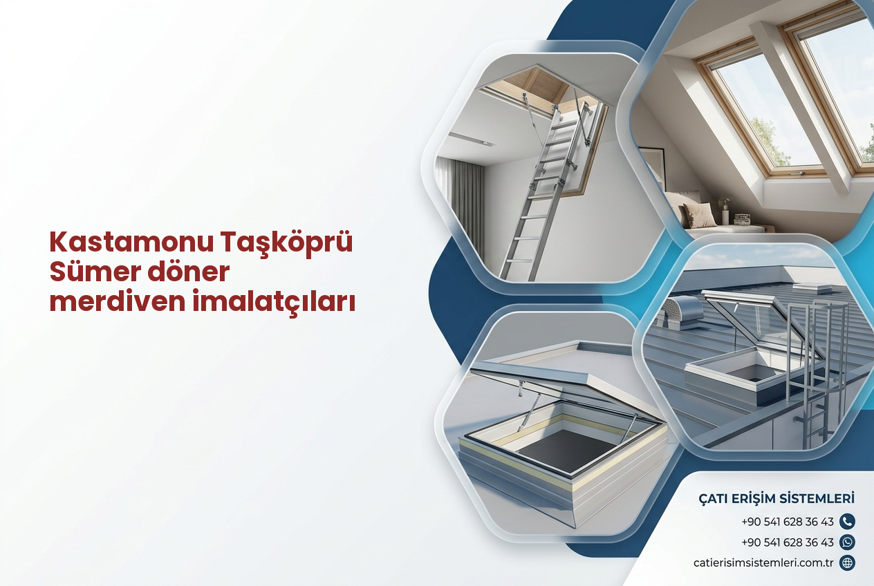 Kastamonu Taşköprü Sümer döner merdiven imalatçıları
