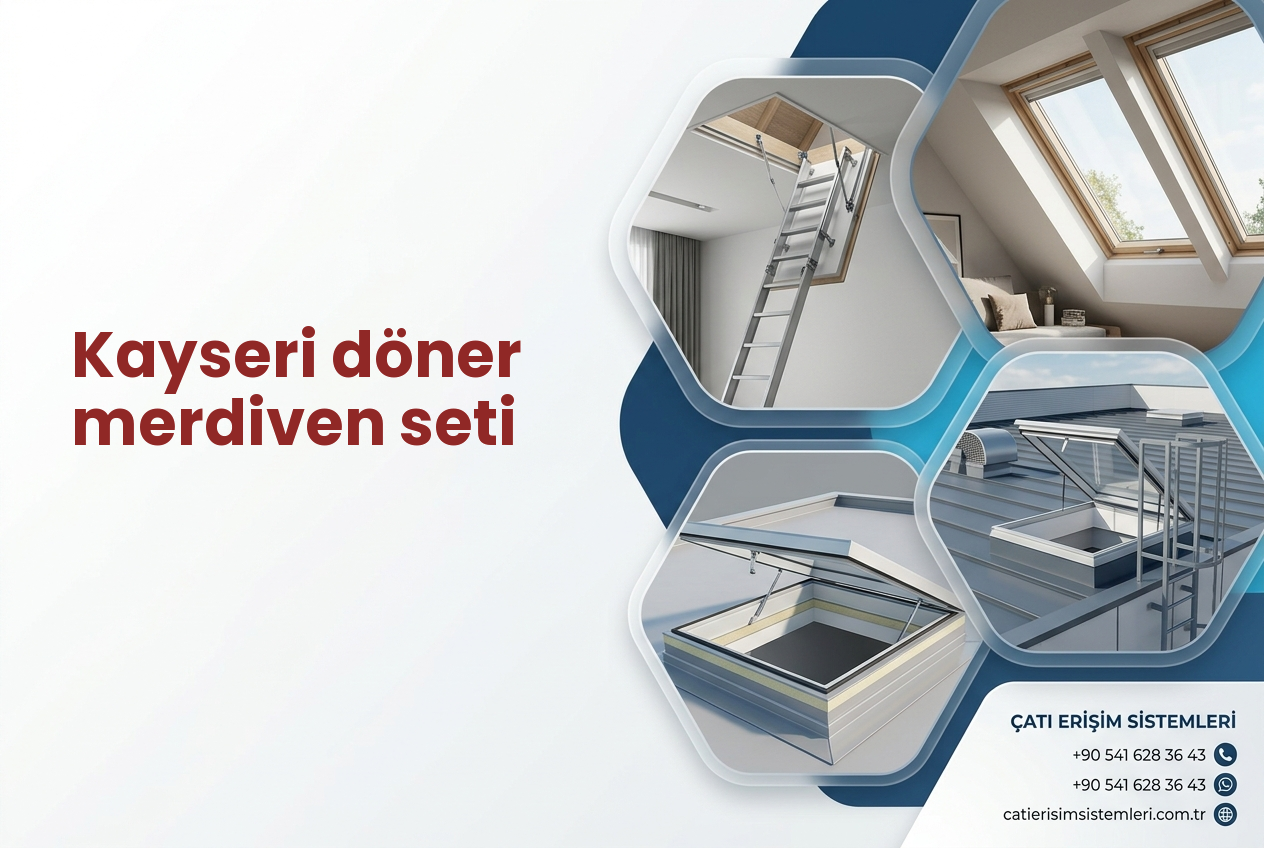 Kayseri döner merdiven seti