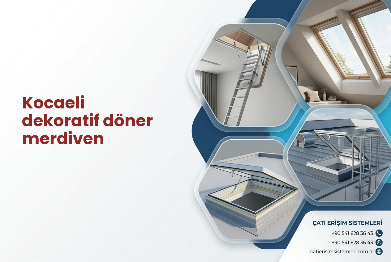 Kocaeli dekoratif döner merdiven