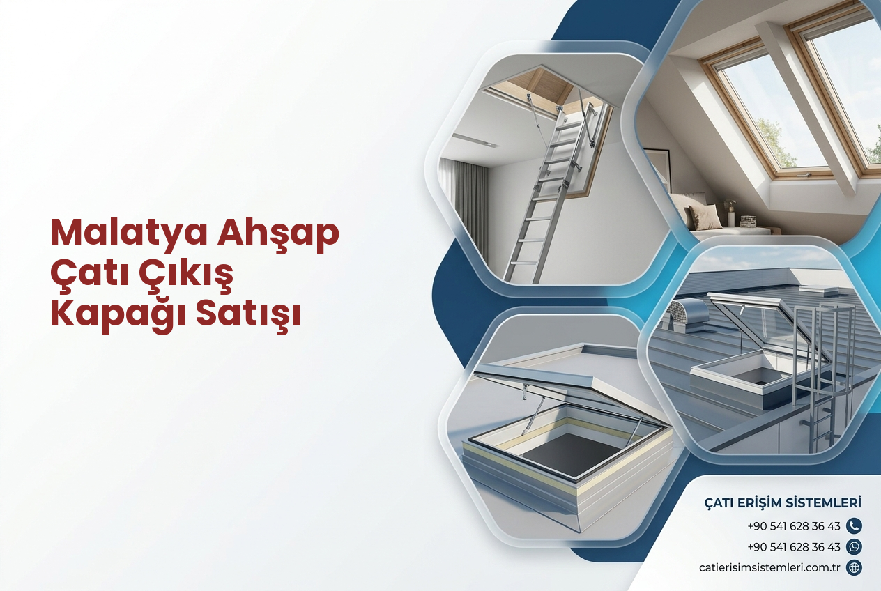 Malatya Ahşap Çatı Çıkış Kapağı Satışı