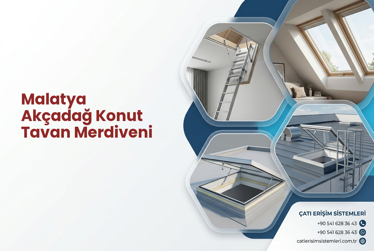 Malatya Akçadağ Konut Tavan Merdiveni