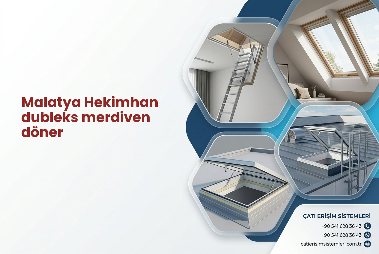 Malatya Hekimhan dubleks merdiven döner