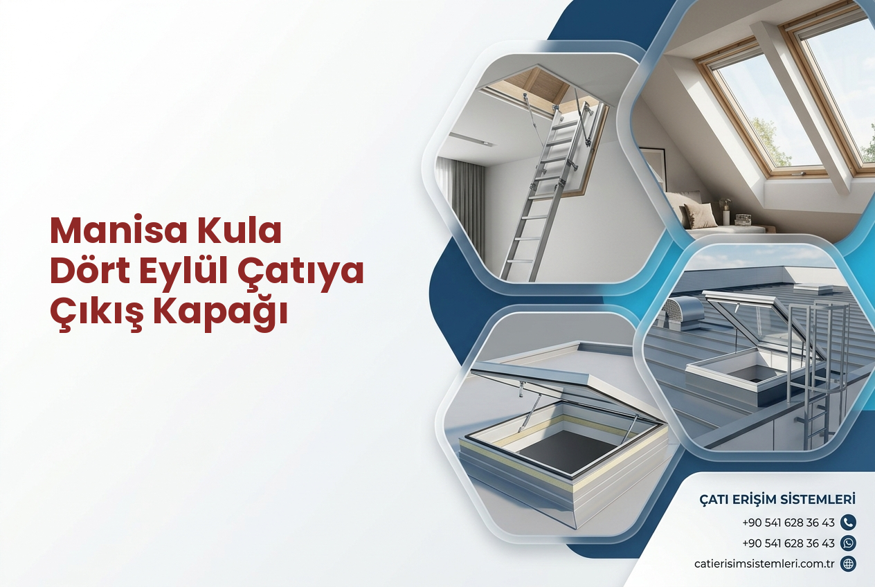 Manisa Kula Dört Eylül Çatıya Çıkış Kapağı