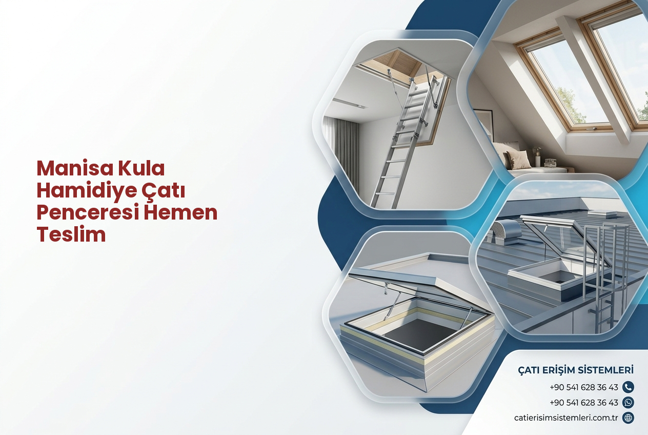 Manisa Kula Hamidiye Çatı Penceresi Hemen Teslim
