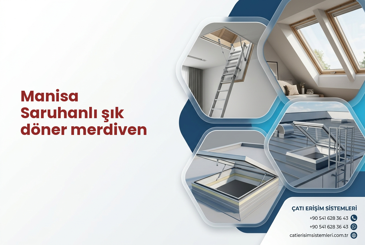 Manisa Saruhanlı şık döner merdiven