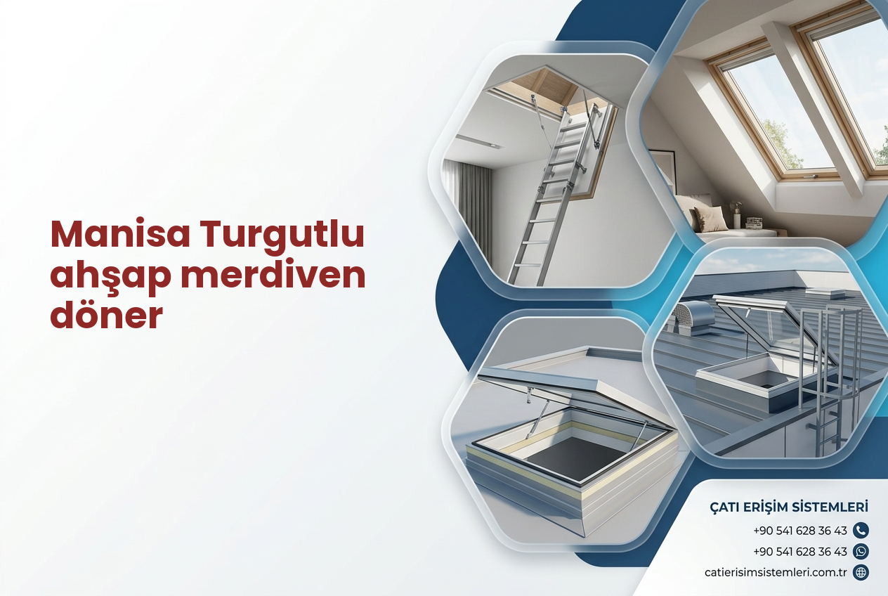 Manisa Turgutlu ahşap merdiven döner