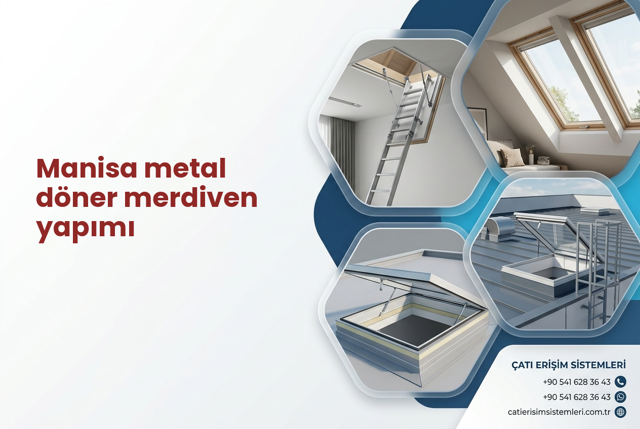 Manisa metal döner merdiven yapımı