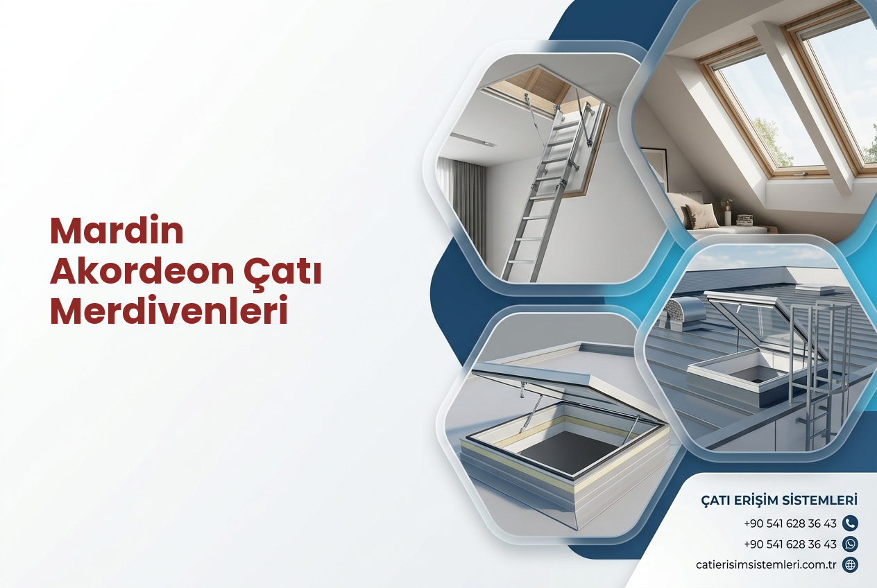 Mardin Akordeon Çatı Merdivenleri