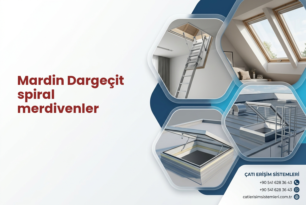 Mardin Dargeçit spiral merdivenler