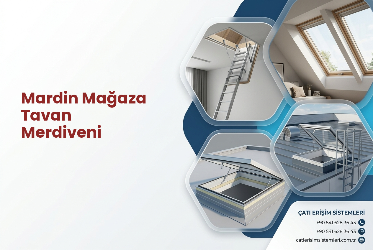 Mardin Mağaza Tavan Merdiveni