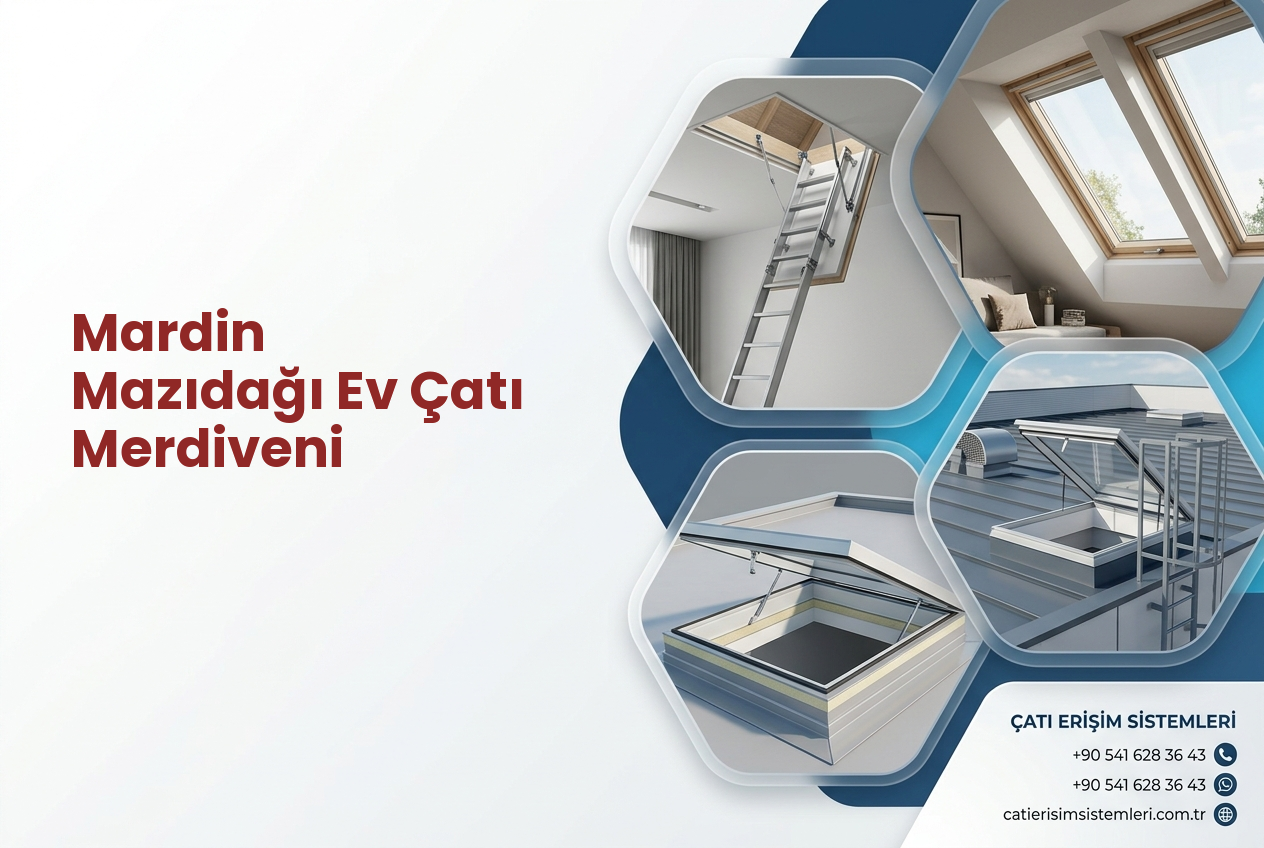 Mardin Mazıdağı Ev Çatı Merdiveni